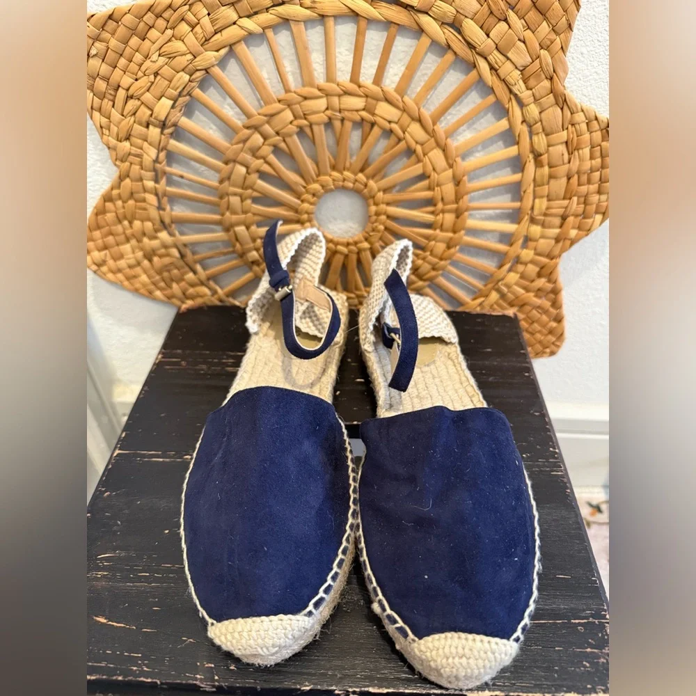 Boden Peggy Navy Espadrille Sandals 37
